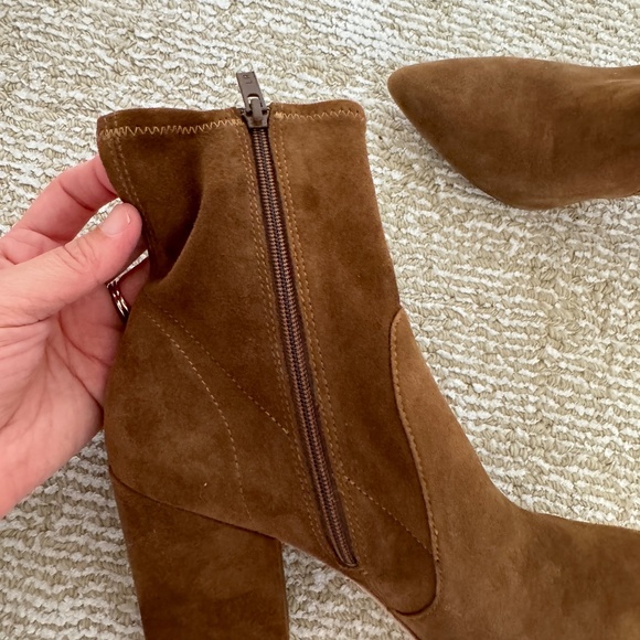 Loeffler Randall Isla Brown Booties Size 6 - Picture 4 of 6